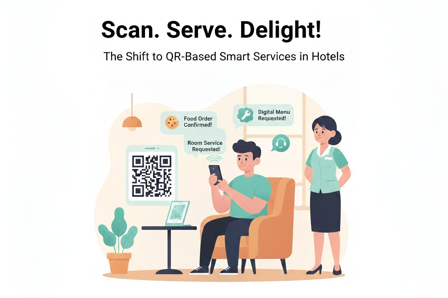 SCAN SERVE DELIGHT! The Shift to QR-Based Smart Services in Hotels